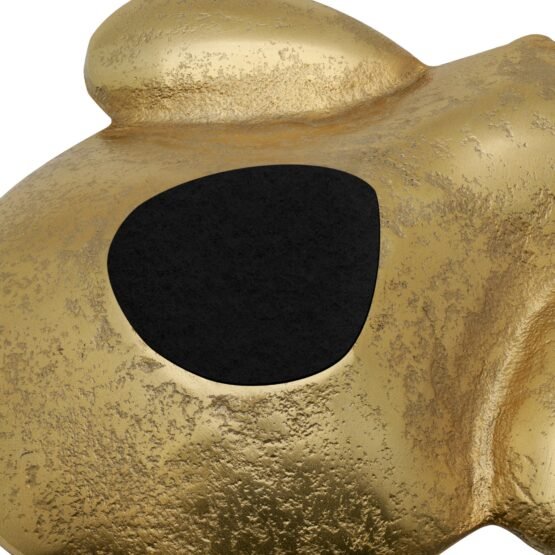 Bee 7 Inch Aluminum Decor Dish - Gold - Image 2