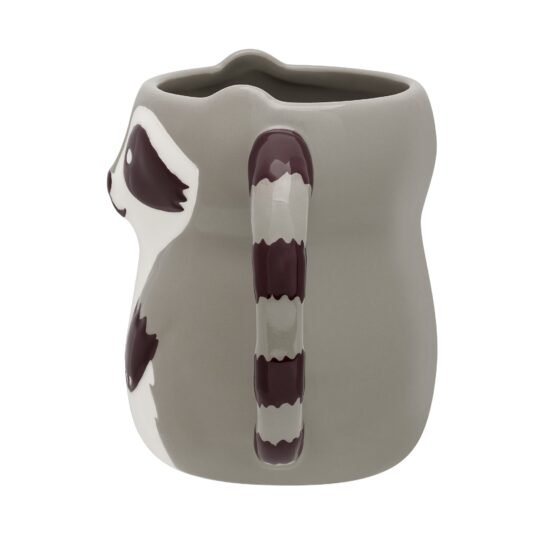 Woodland Racoon 500 mL Ceramic Mug - Image 3