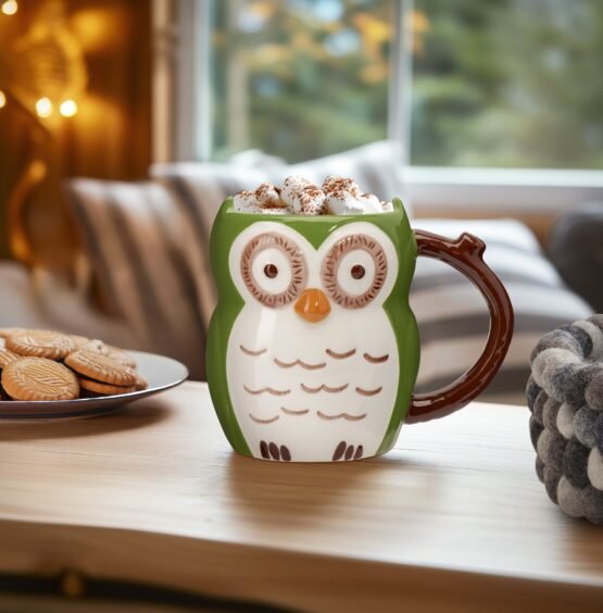 Woodland Owl 500 mL Ceramic Mug - Image 6