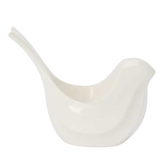 Elegant Bird Ceramic 5 Inch Tall Trinket Decor Bowl - Image 6