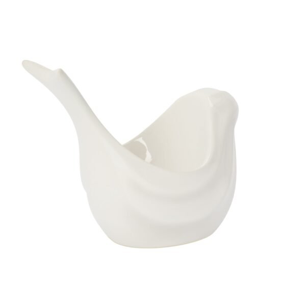 Elegant Bird Ceramic 5 Inch Tall Trinket Decor Bowl - Image 3