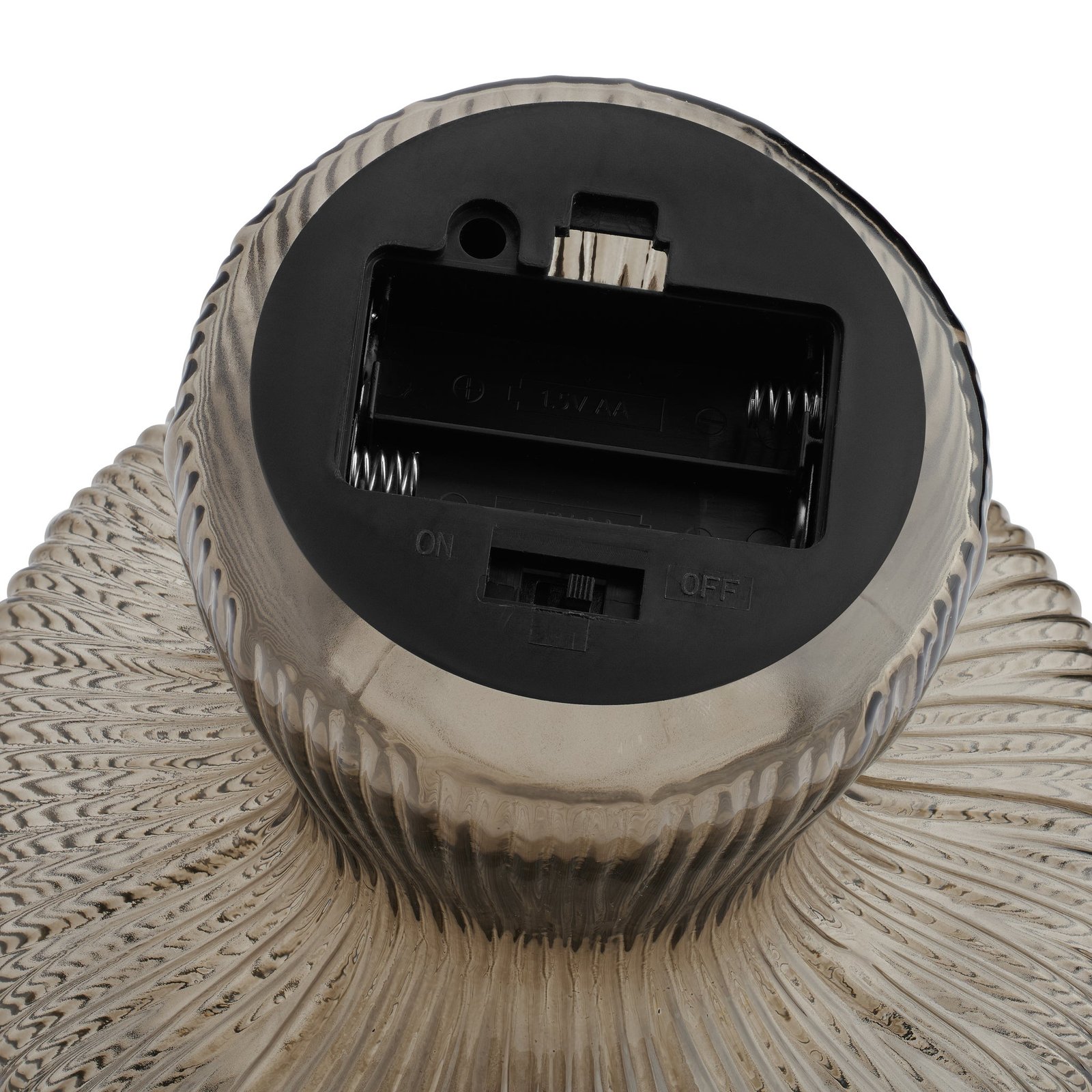 Mushroom 8 inch Tall Glass LED Decor Light - Image 3