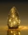 Pinecone 6 inch Tall Smoke Glass LED Decor Light