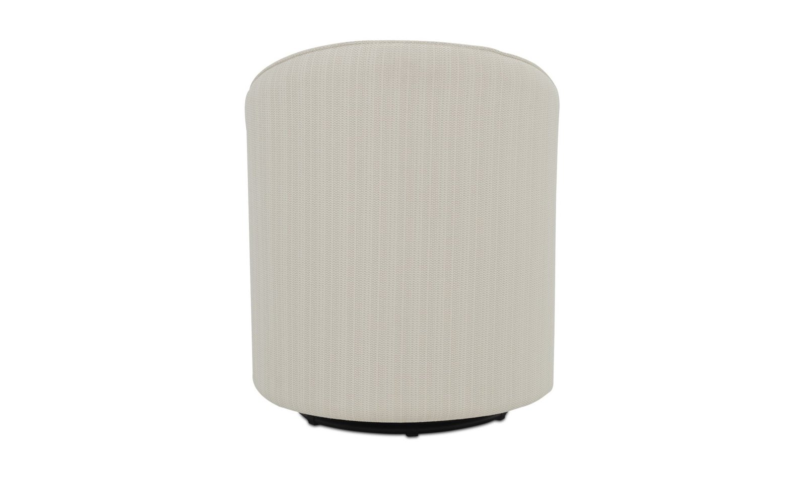 SYLVIE OUTDOOR SWIVEL DINING CHAIR CREAM - Image 5