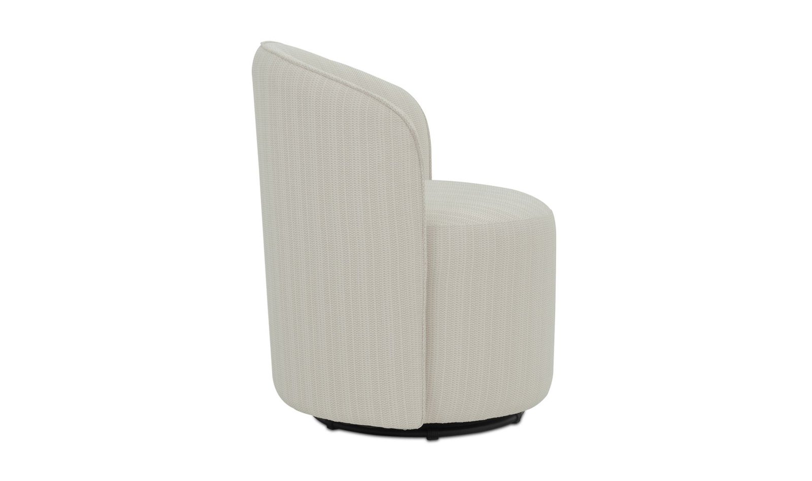 SYLVIE OUTDOOR SWIVEL DINING CHAIR CREAM - Image 3
