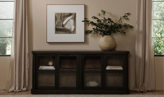 MONA SIDEBOARD BLACK BROWN - Image 2