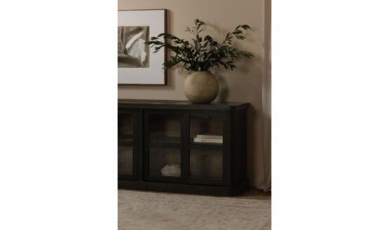 MONA SIDEBOARD BLACK BROWN - Image 3