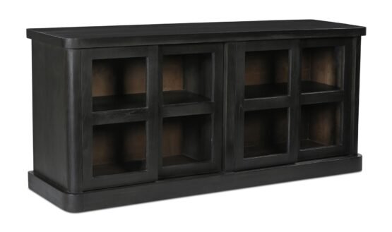 MONA SIDEBOARD BLACK BROWN - Image 5