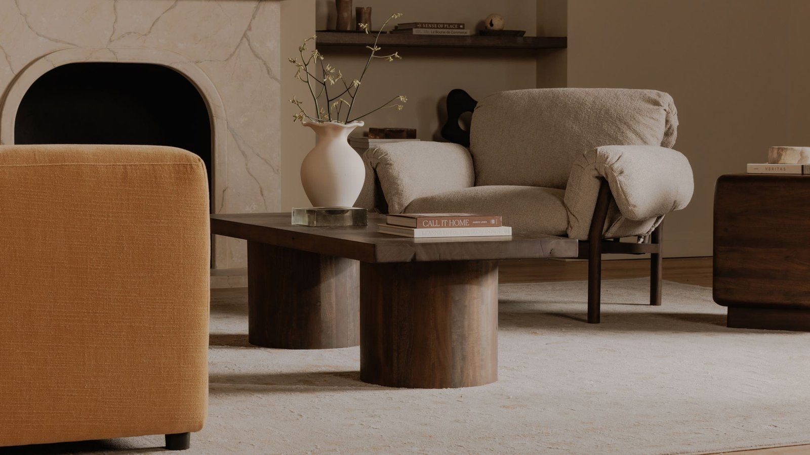HADLEY COFFEE TABLE WARM BROWN - Image 3