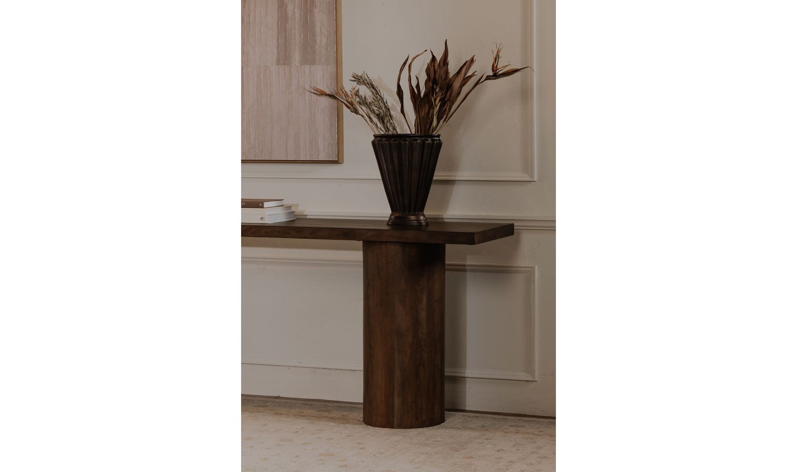HADLEY CONSOLE TABLE WARM BROWN ESPRESSO BROWN - Image 3