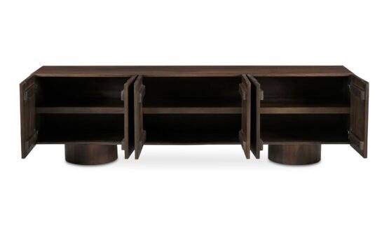 HADLEY MEDIA UNIT WARM BROWN - Image 2