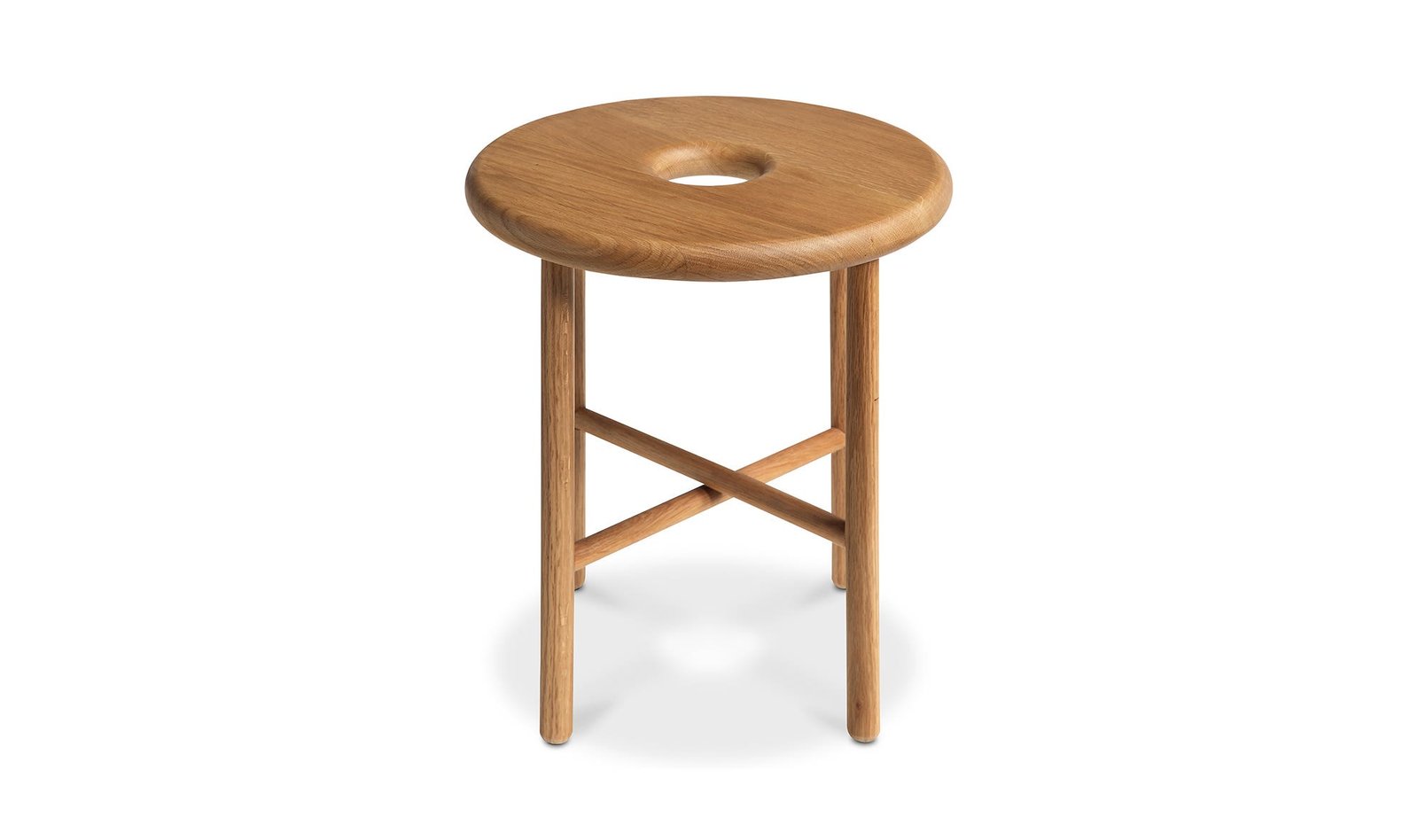 NAMBA STOOL NATURAL OAK BLACK - Image 3