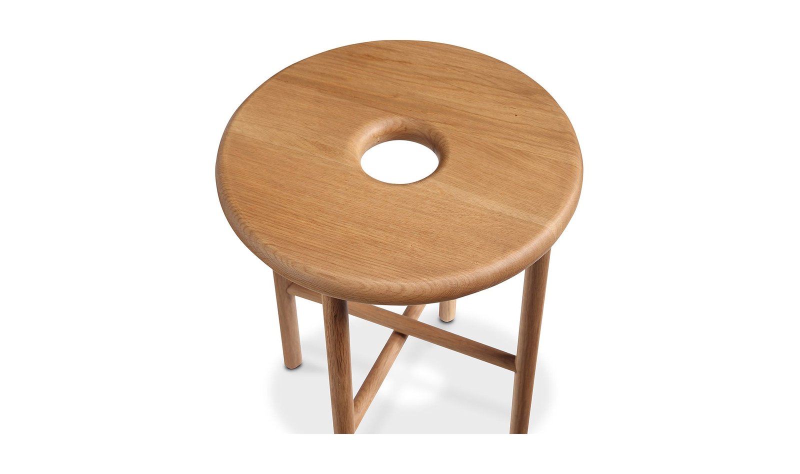NAMBA STOOL NATURAL OAK BLACK - Image 4