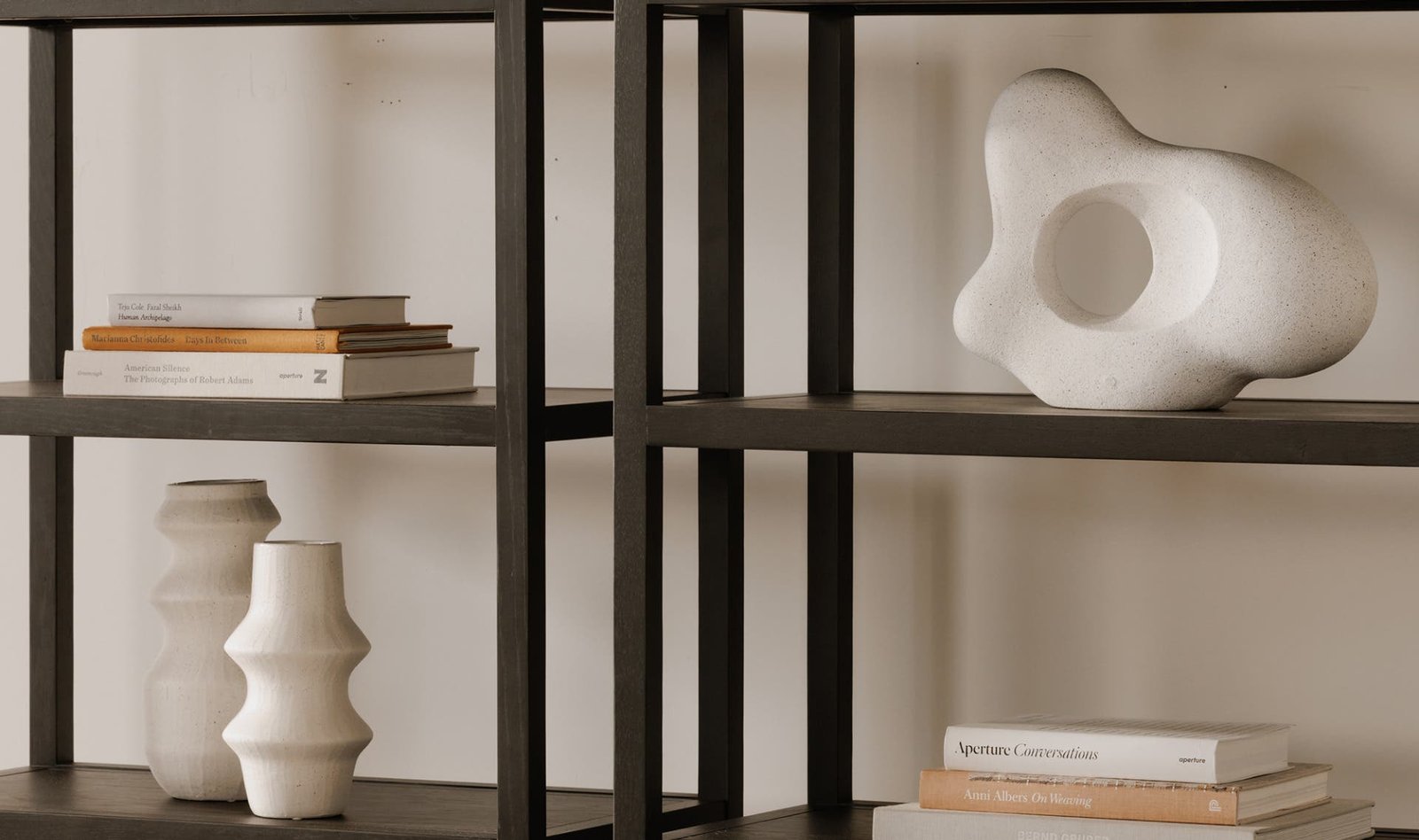EERO BOOKCASE BLACK NATURAL - Image 4