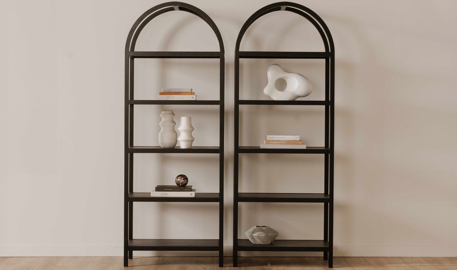 EERO BOOKCASE BLACK NATURAL - Image 5