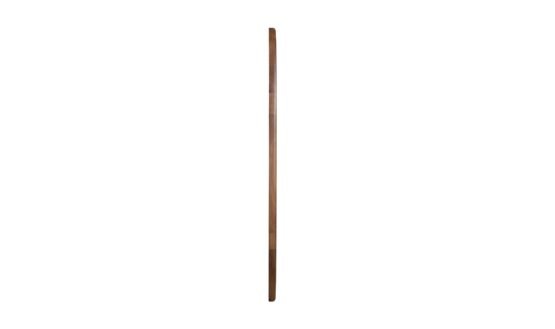 ALCOTT OVAL MIRROR WALNUT - Image 3