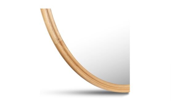 ALCOTT LARGE ROUND MIRROR OAK - Image 3