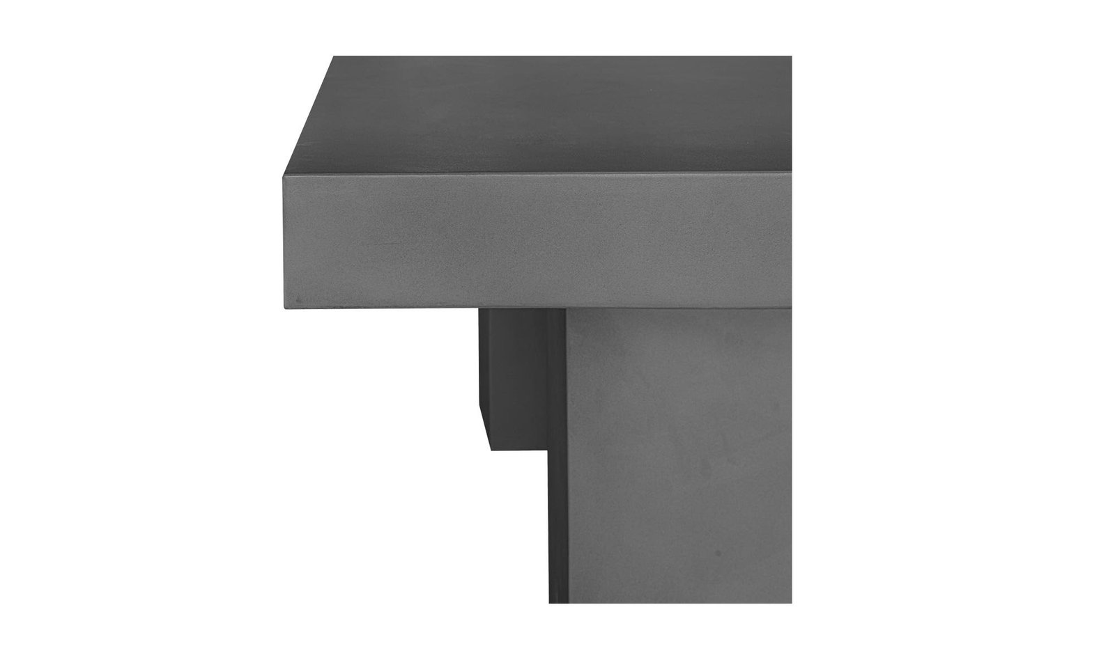 ANTONIUS OUTDOOR DINING TABLE DARK GREY BEIGE - Image 5