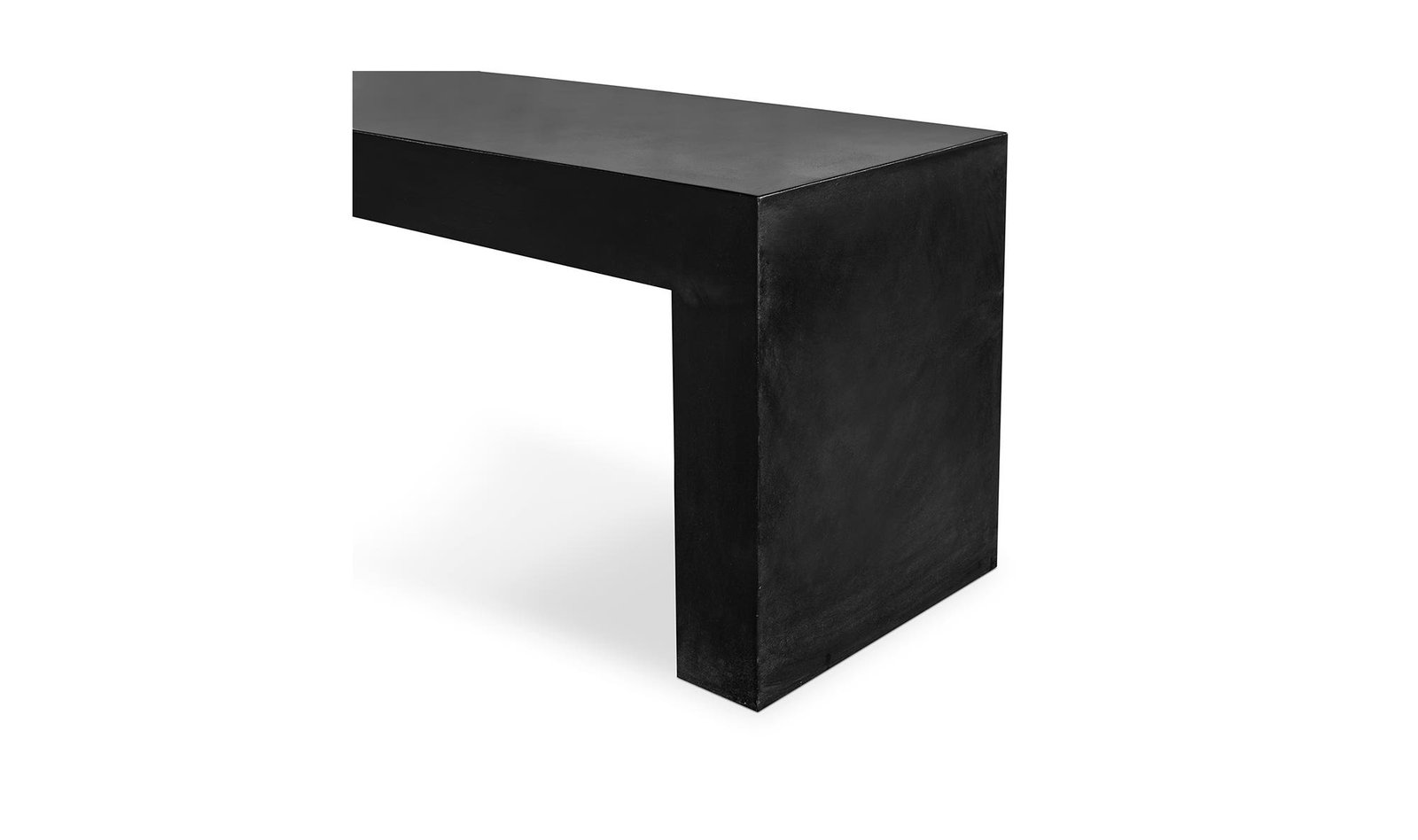 LAZARUS OUTDOOR BENCH BLACK NATURAL - Image 5