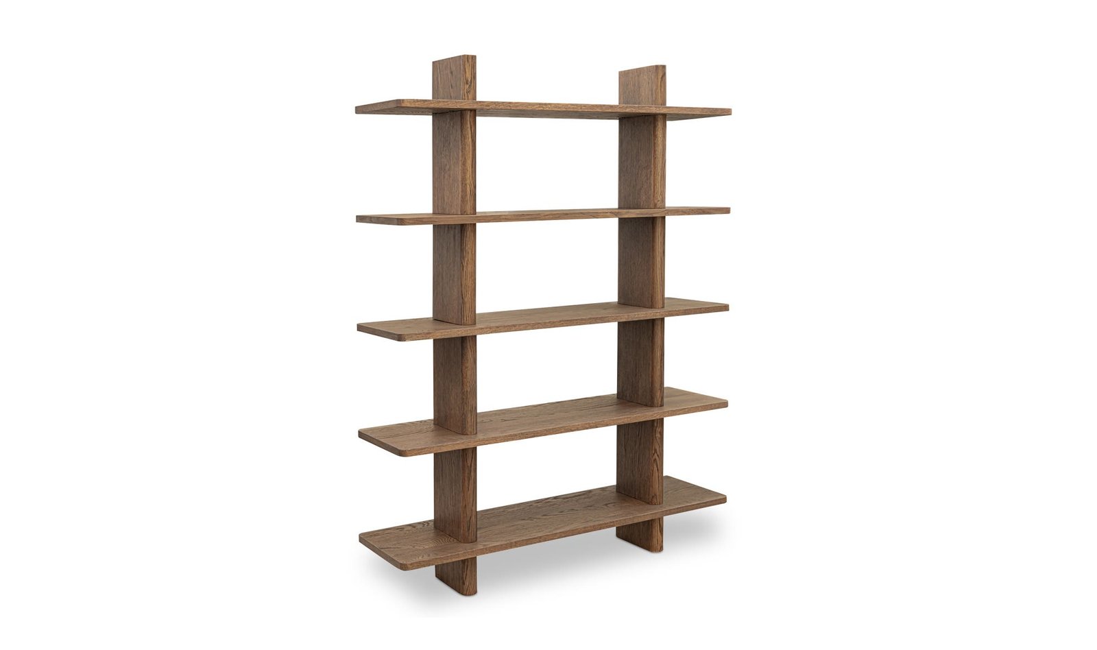 CASEY LARGE BOOKCASE DARK BROWN - Image 4