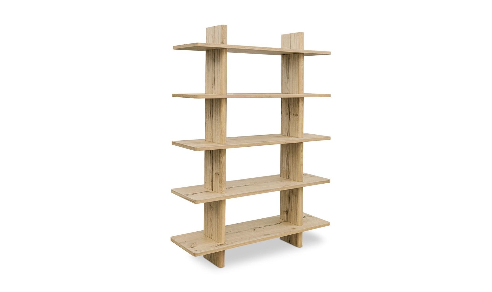 CASEY LARGE BOOKCASE RUSTIC OAK - Image 4