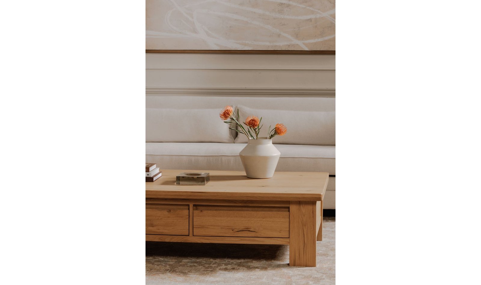 GRAHAM COFFEE TABLE RUSTIC OAK - Image 4