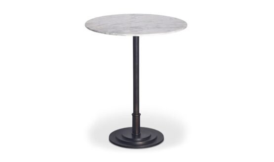TORI OUTDOOR COUNTER TABLE WHITE MARBLE MULTI - Image 2