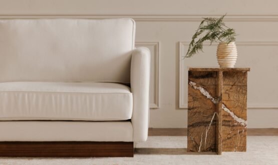 VERNON LEFT SECTIONAL WHITE BLACK BOUCLE - Image 4