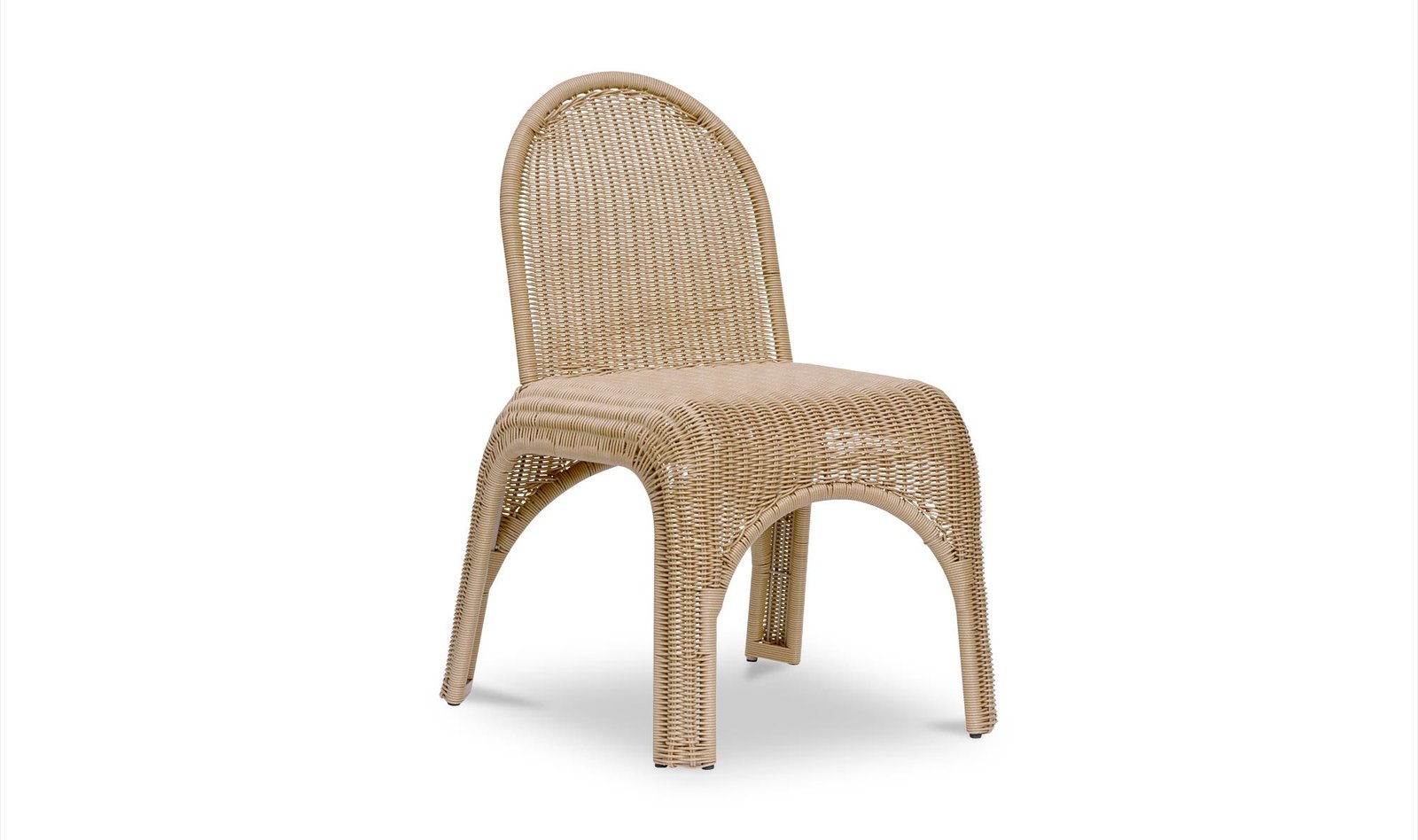 KENDALL OUTDOOR DINING CHAIR-SET OF TWO NATURAL - Image 5