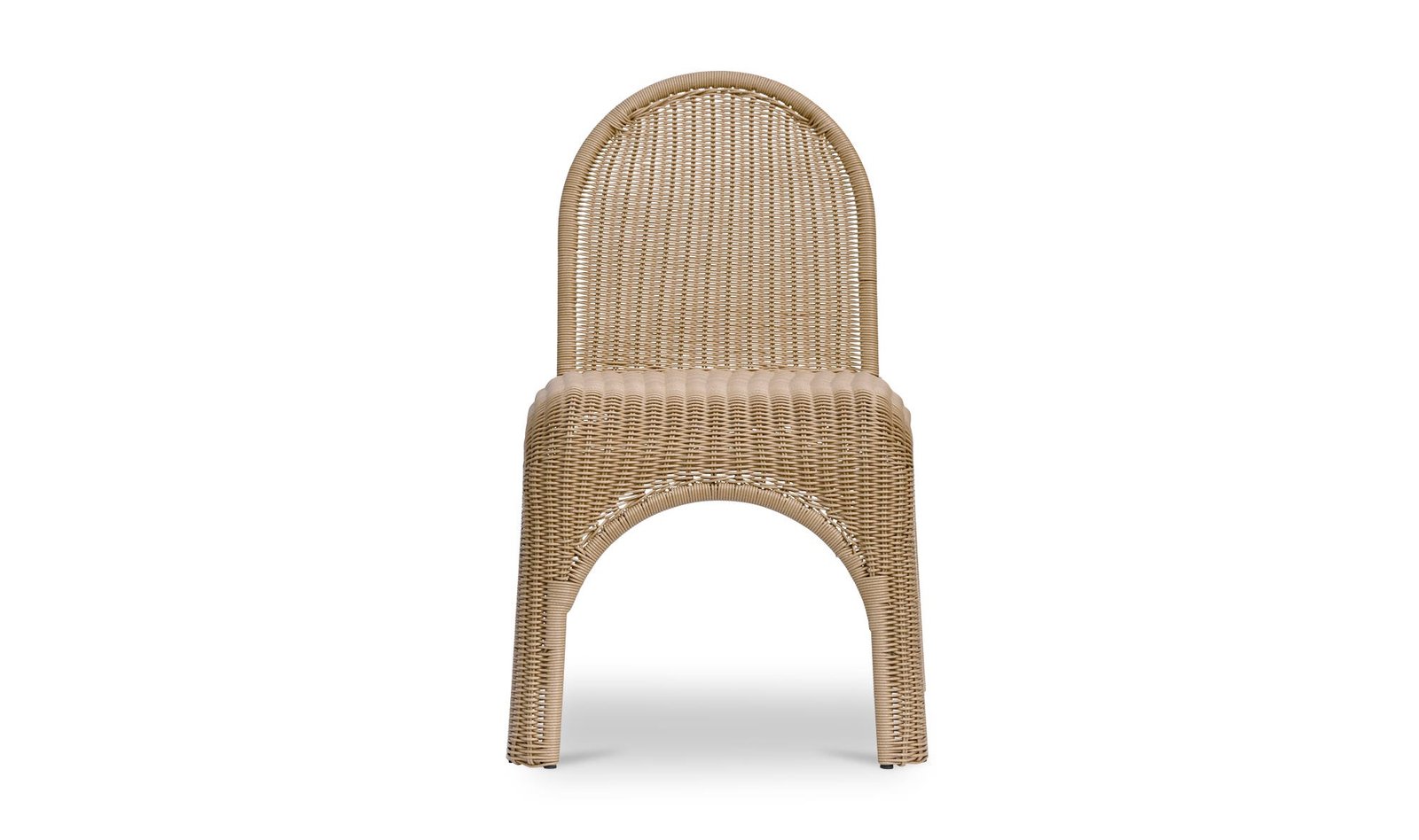 KENDALL OUTDOOR DINING CHAIR-SET OF TWO NATURAL - Image 4