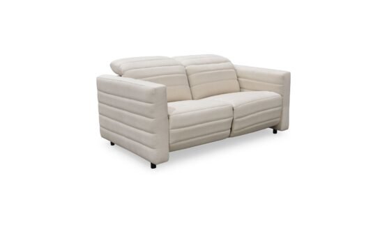 JUNO POWER RECLINER SOFA OFF WHITE - Image 2