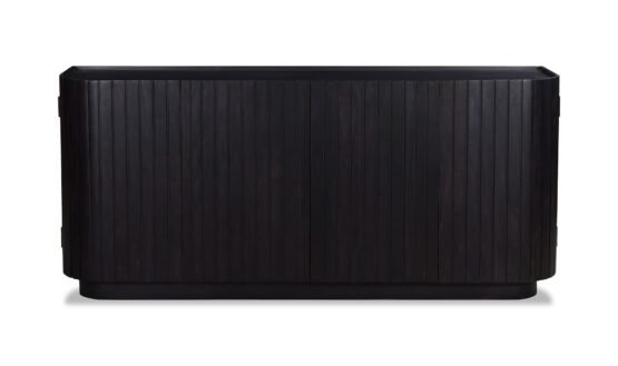 POVERA 4 DOOR SIDEBOARD BLACK