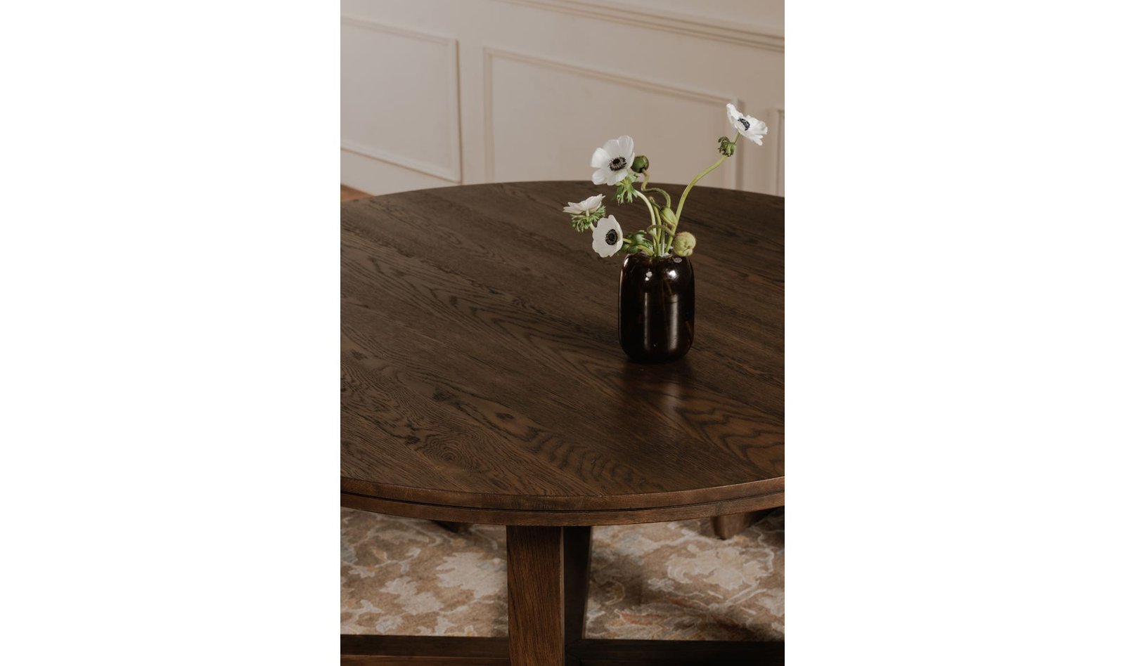 JOEL DINING TABLE DARK BROWN - Image 3