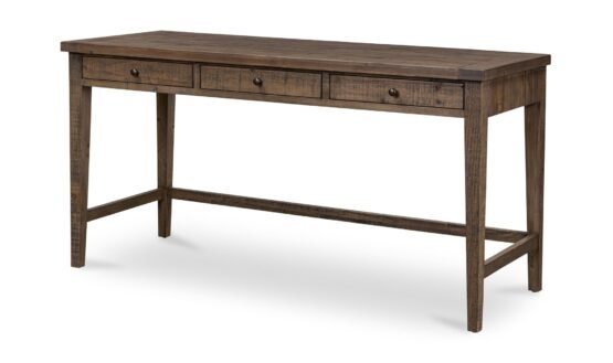 LIAM DESK AGED BROWN - Image 2