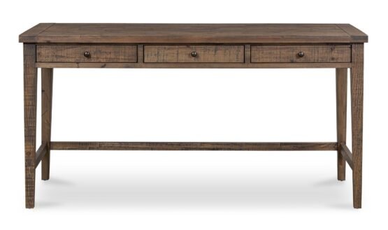LIAM DESK AGED BROWN
