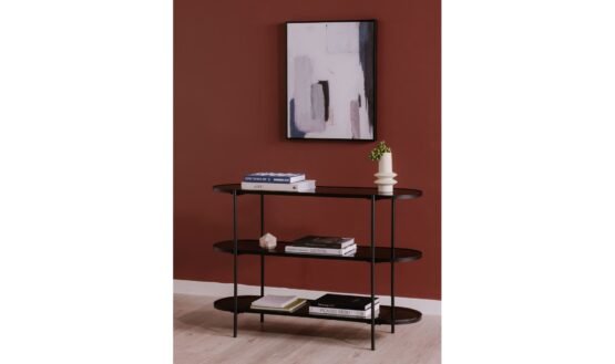 LOZZ CONSOLE TABLE BLACK DARK GREY - Image 2