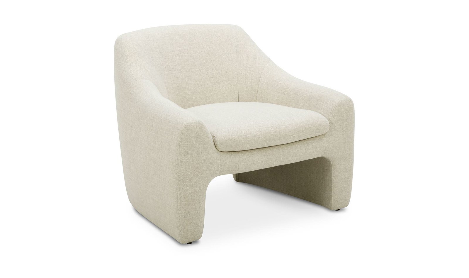 KENZIE ACCENT CHAIR DUNE FAUX GREEN MOHAIR - Image 3