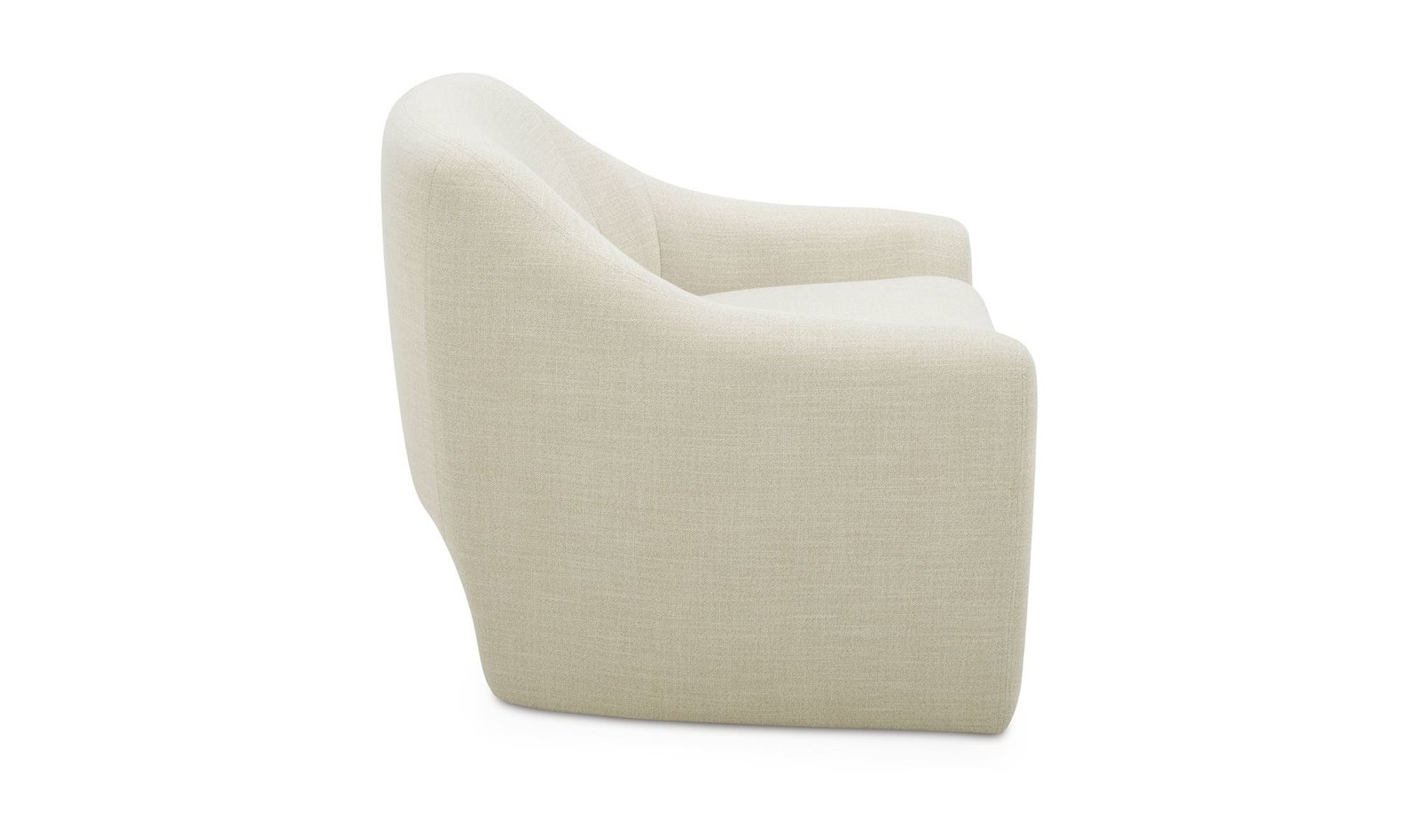 KENZIE ACCENT CHAIR DUNE FAUX GREEN MOHAIR - Image 4