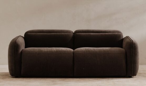 ELI POWER RECLINER SOFA DUSK GREY CAMEL - Image 3