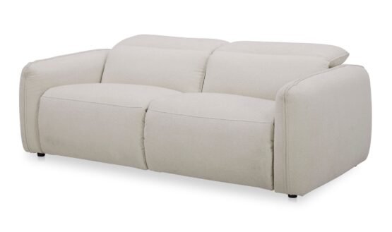 ELI POWER RECLINER SOFA WARM WHITE - Image 4