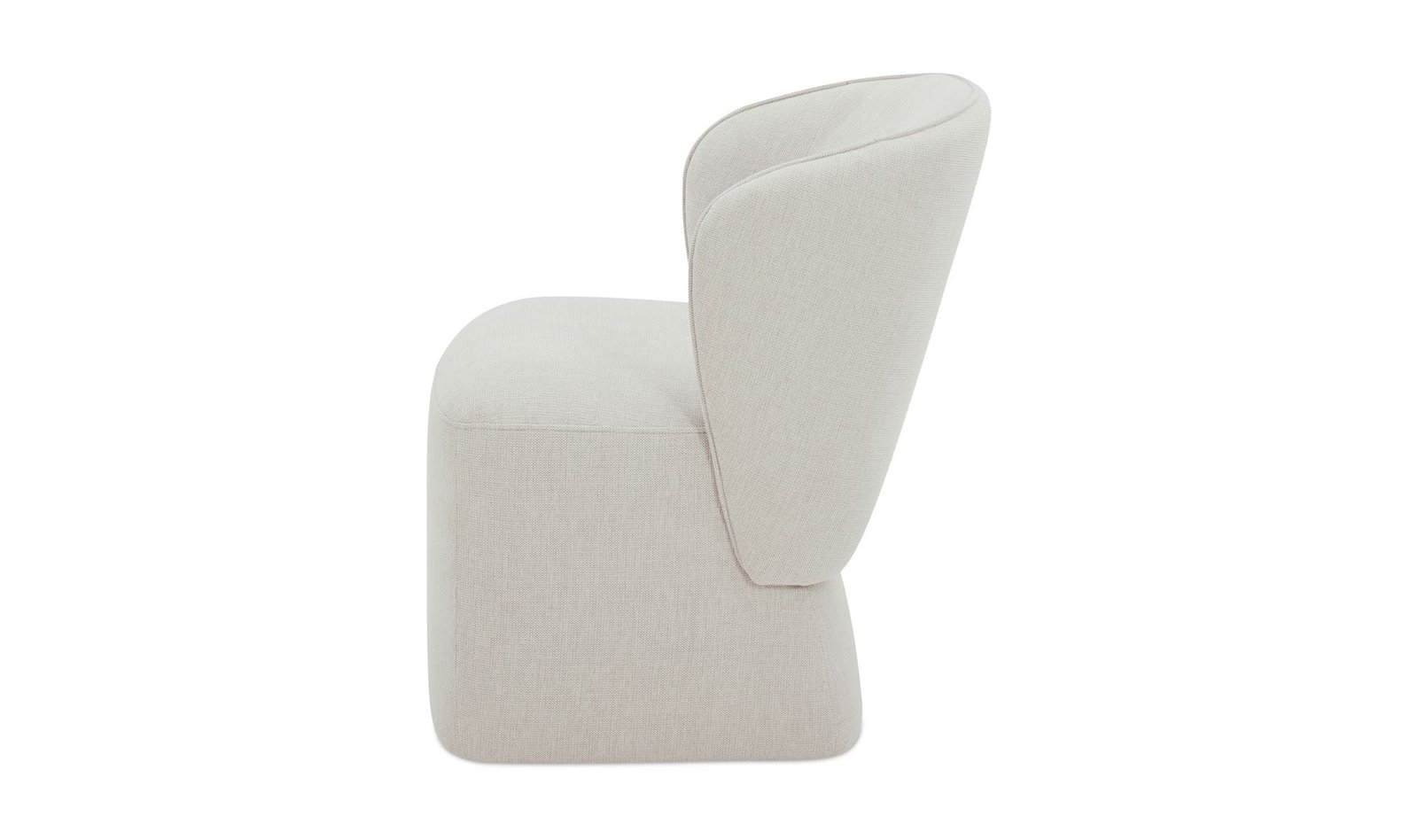 LARSON ROLLING DINING CHAIR HEATHER GREY - Image 5