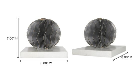 IRON ORB WHITE MARBLE LIGHT BROWN - Image 6