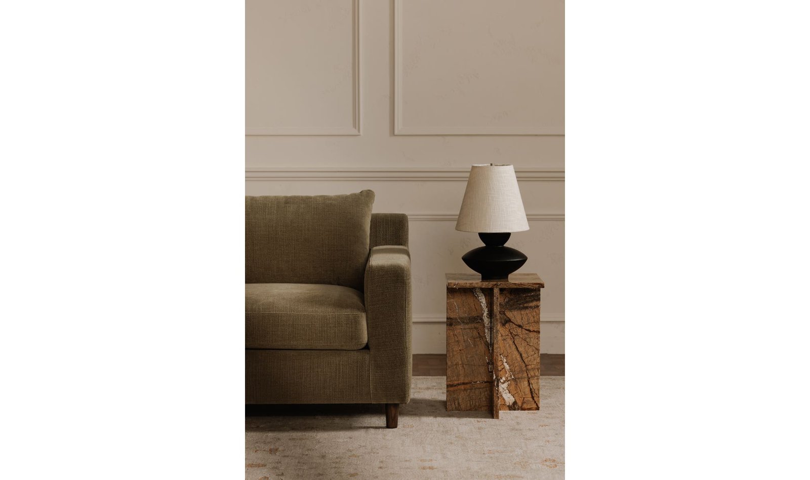 HUTTON RIGHT SECTIONAL OLIVE TAUPE - Image 3