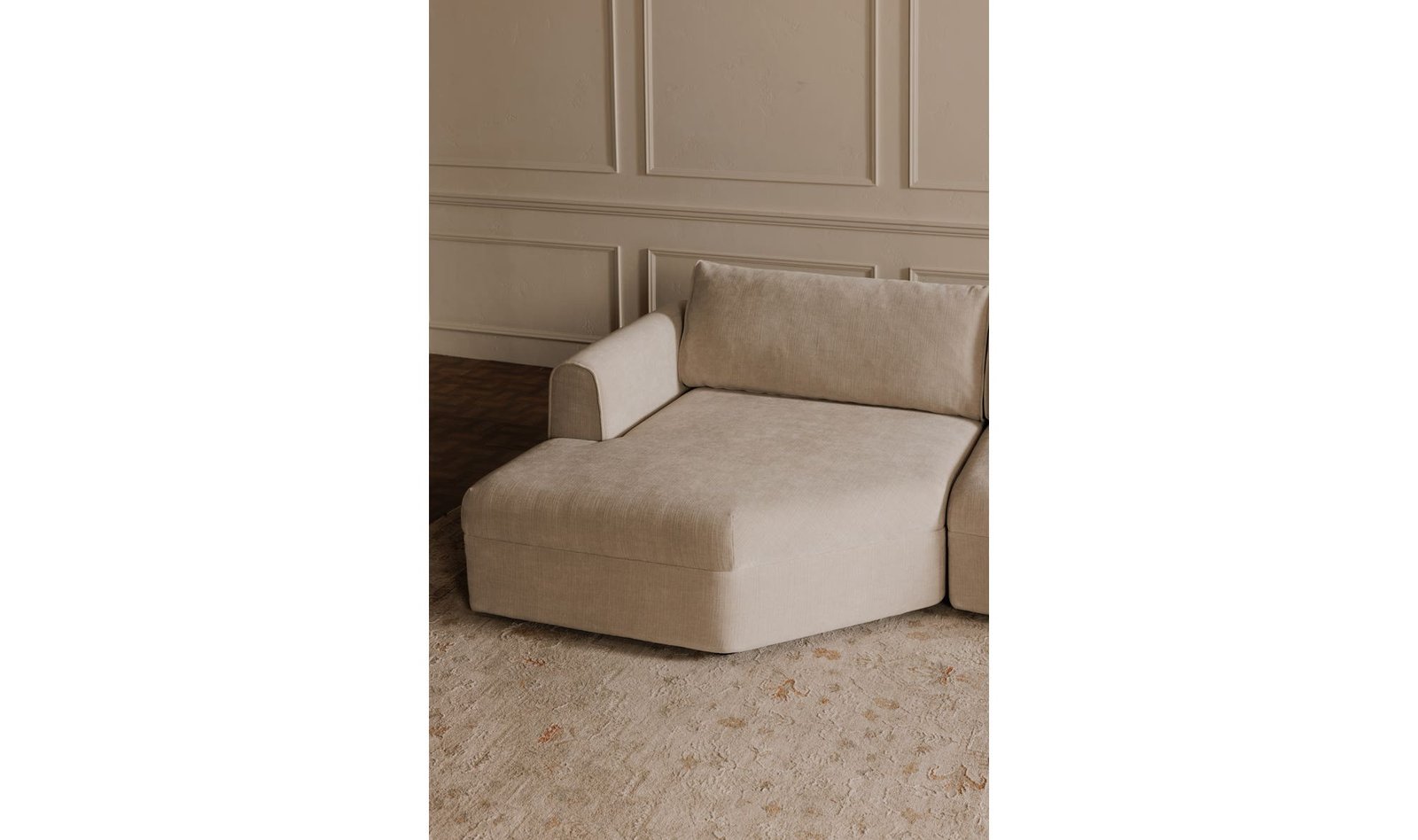 MADRID LEFT SECTIONAL COOL BEIGE OLIVE - Image 4
