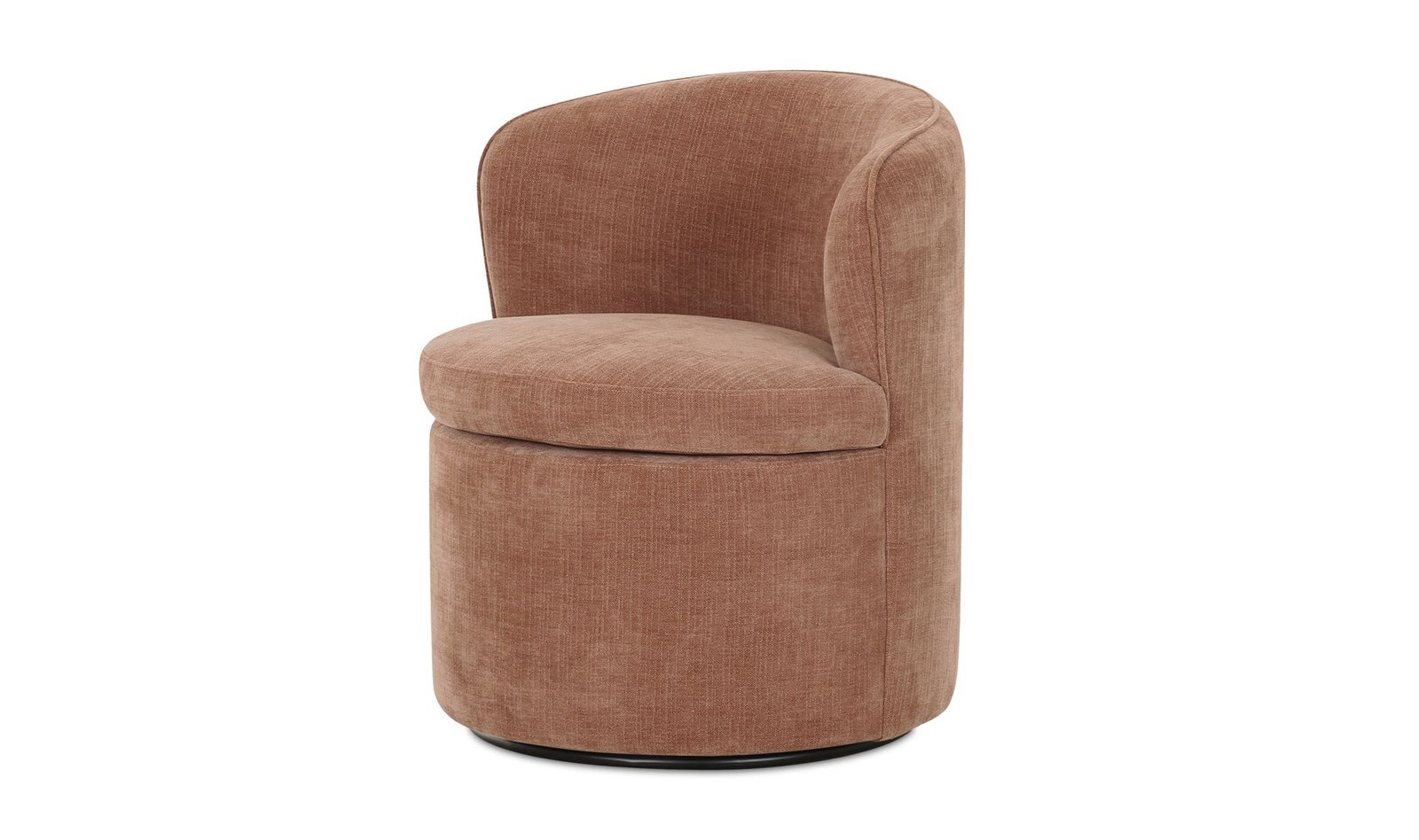 DANE SWIVEL DINING CHAIR HERITAGE PINK - Image 4