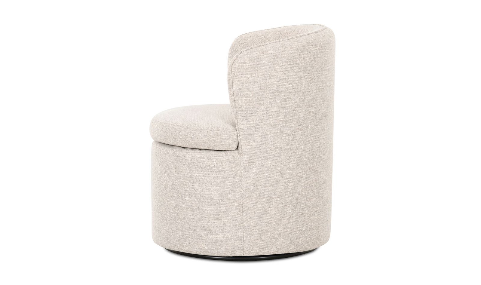 DANE SWIVEL DINING CHAIR OATMEAL - Image 5
