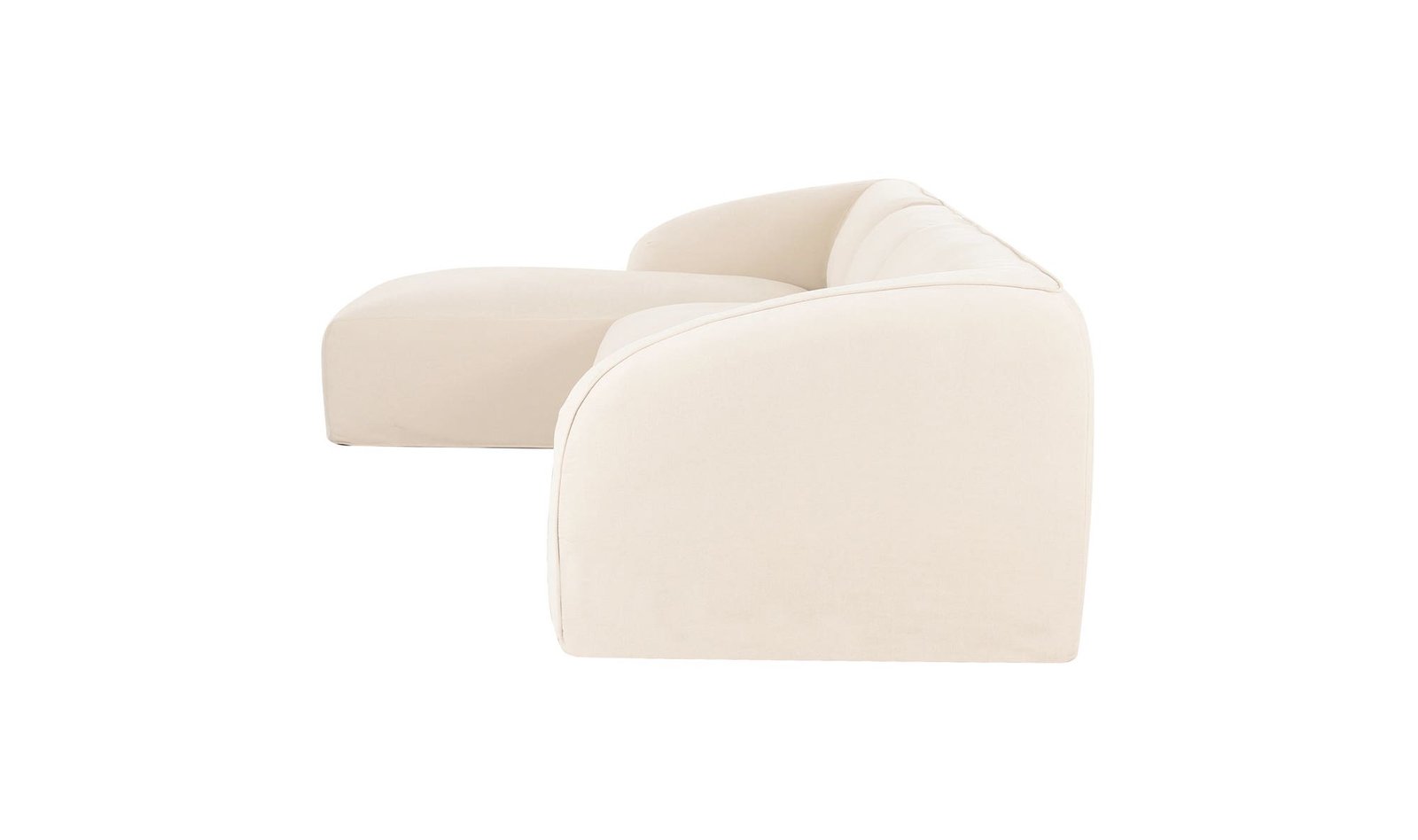 ISLA LOUNGE 3 PIECE MODULAR SECTIONAL LEFT BEIGE - Image 3