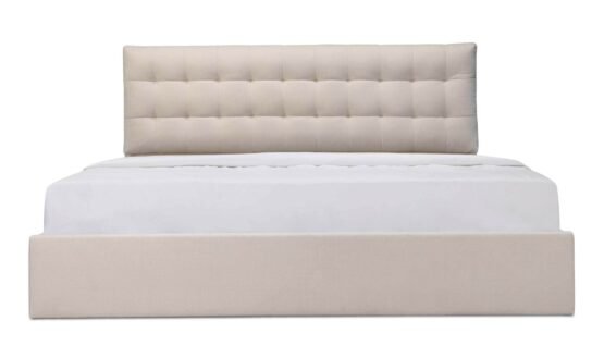 SEBASTION QUEEN STORAGE BED CREAM