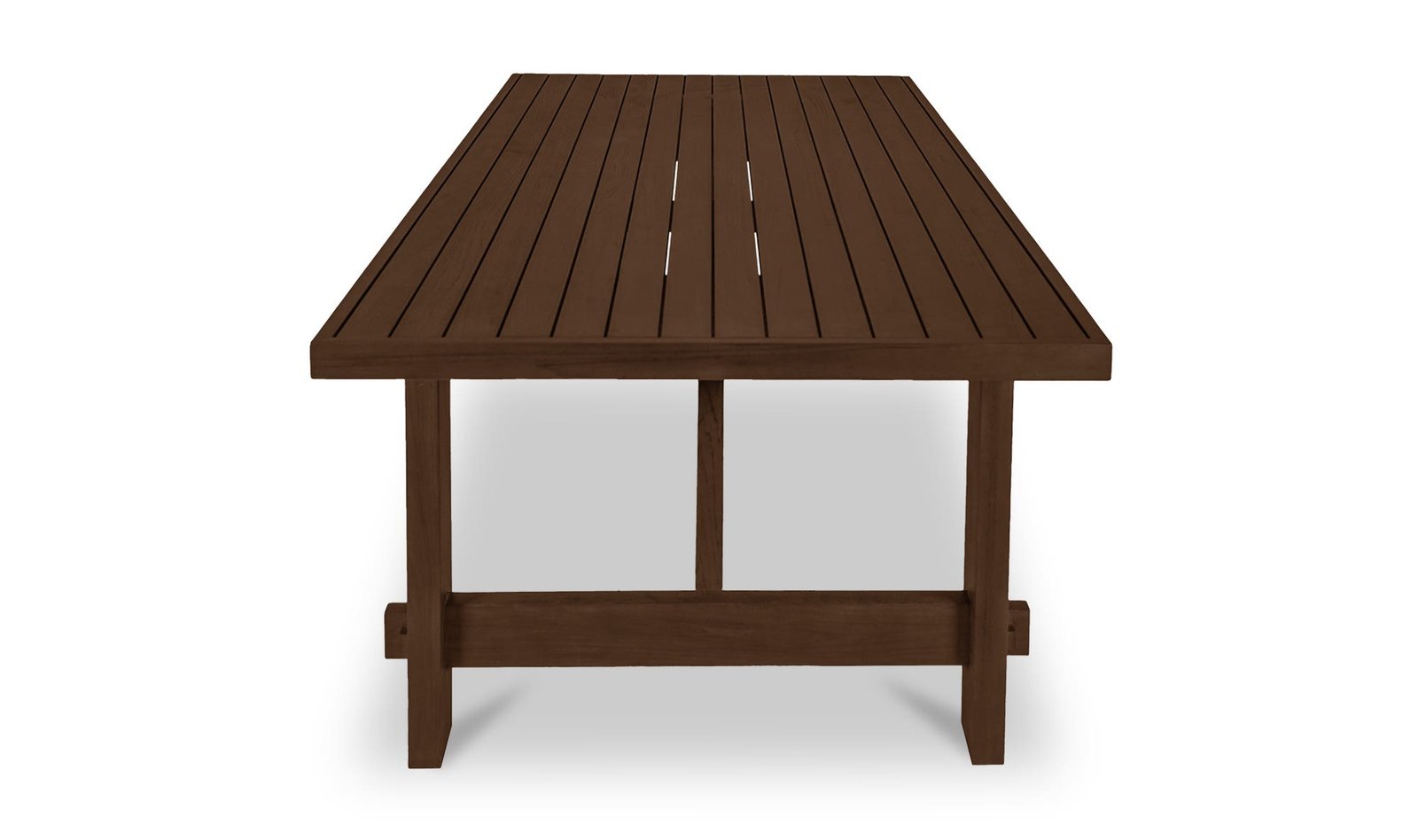 ESMOND OUTDOOR DINING TABLE BROWN - Image 4