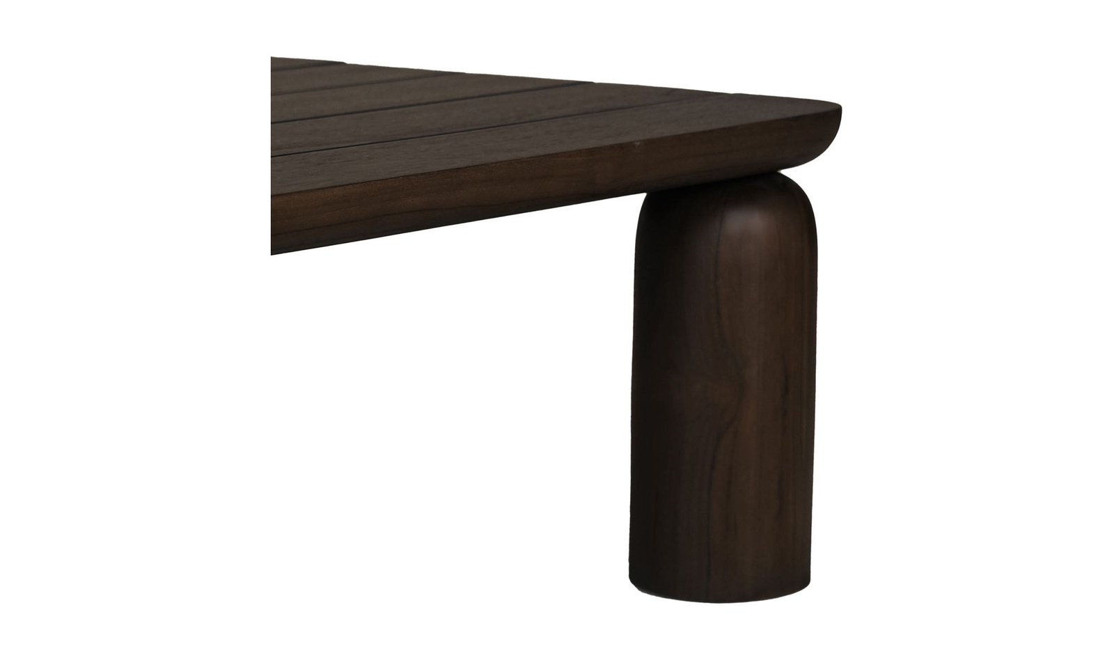 BARCLAY OUTDOOR COFFEE TABLE BROWN - Image 5